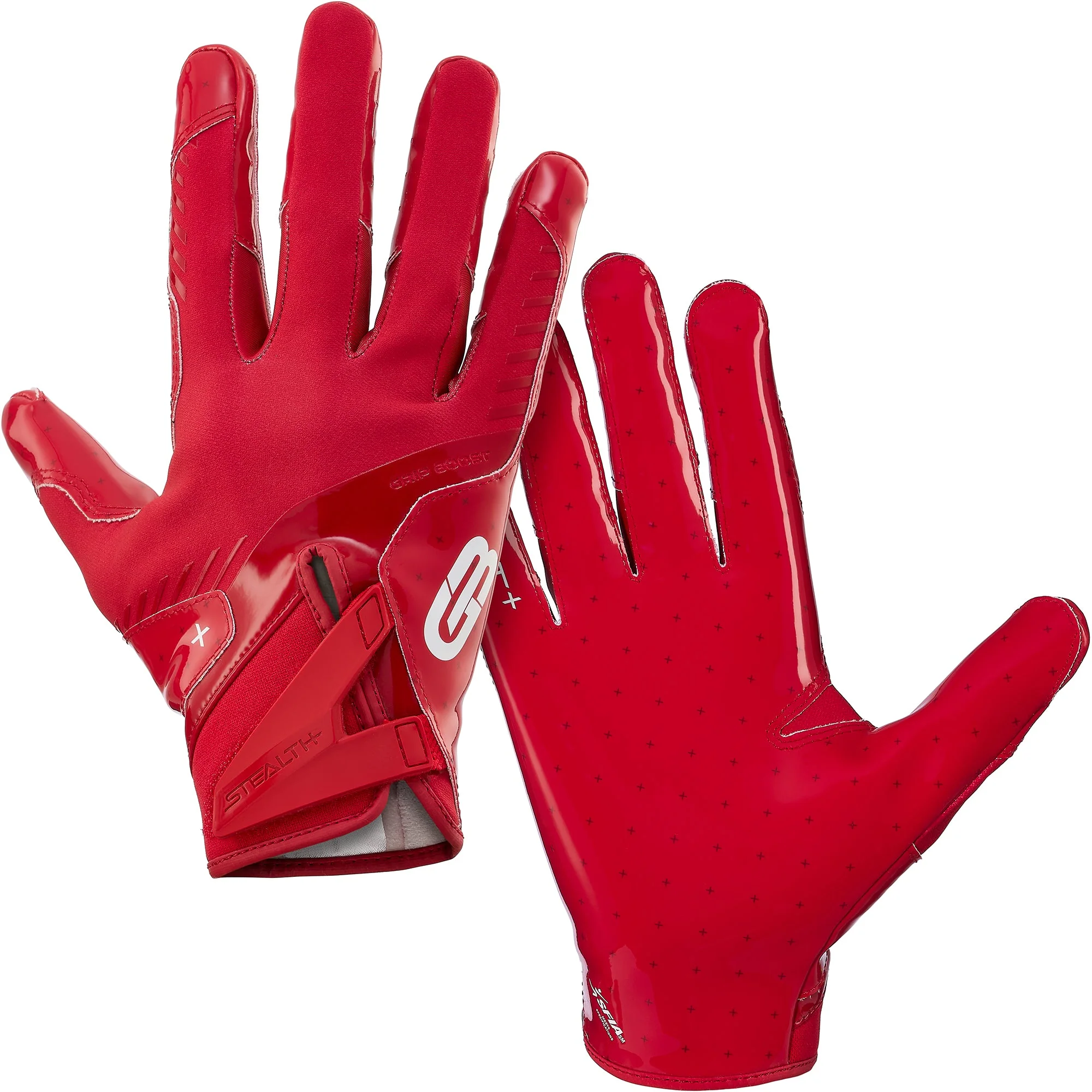 Grip Boost Solid Red Stealth 6.0 Boost Plus Youth Football Gloves Questions & Answers
