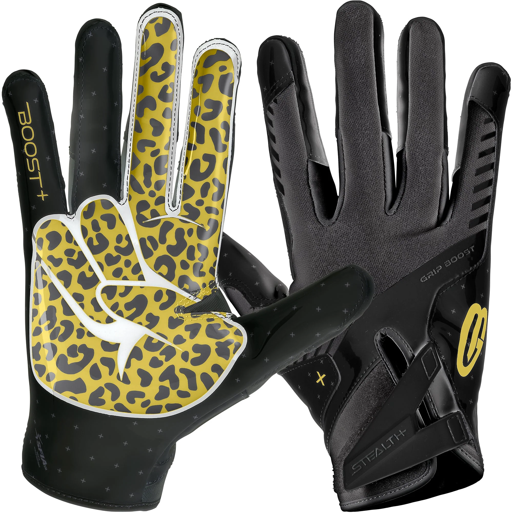 Grip Boost Peace Stealth 6 Boost Plus Football Gloves - Black/Gold Questions & Answers