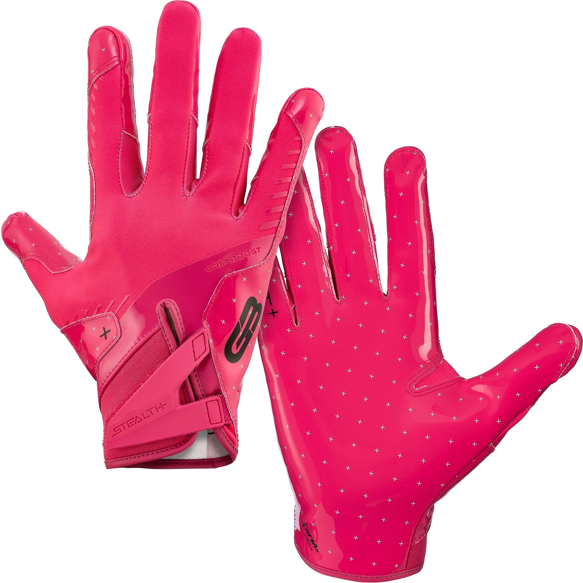 Grip Boost Solid Pink Stealth 6.0 Boost Plus Football Gloves Questions & Answers