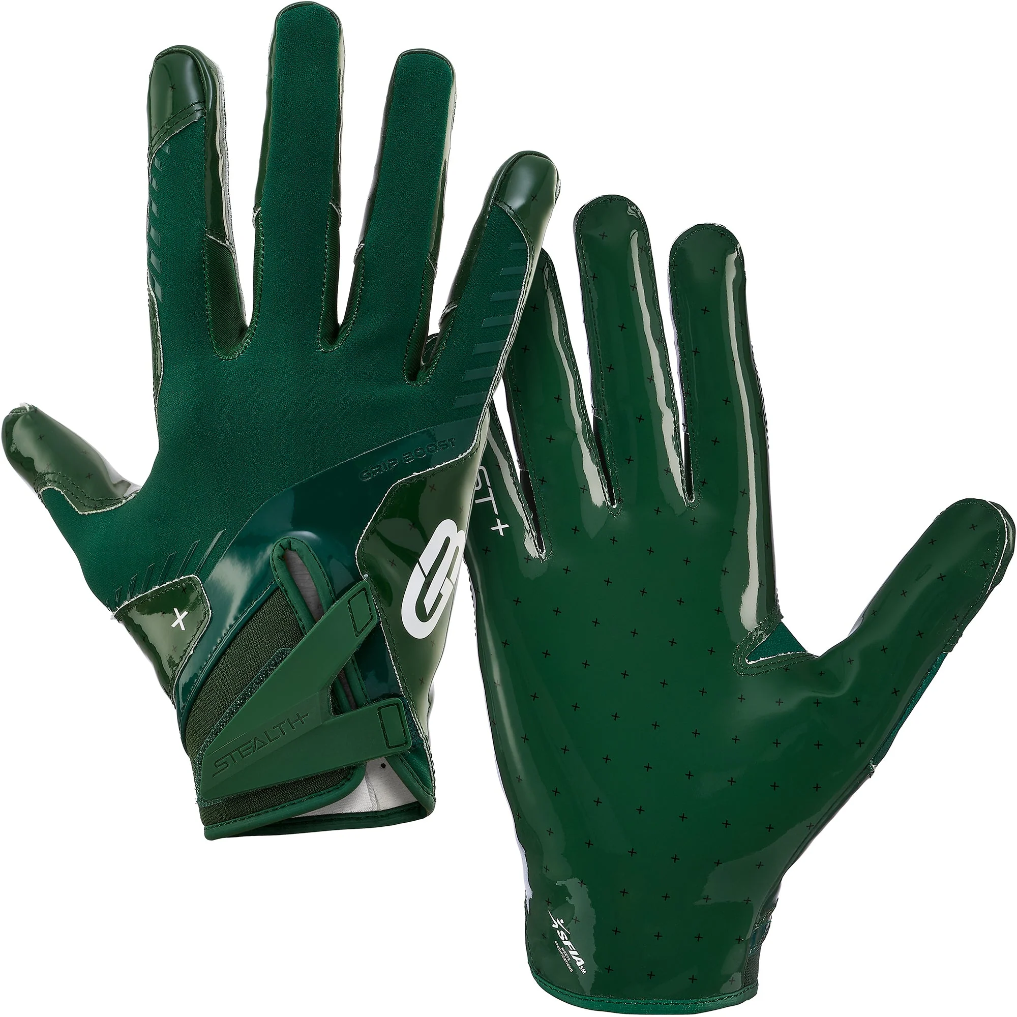 Grip Boost Solid Forest Green Stealth 6.0 Boost Plus Youth Football Gloves Questions & Answers
